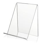 2 PCs Acryl -Anzeigeständer transparenter Buchregal Fotorahmenhalter