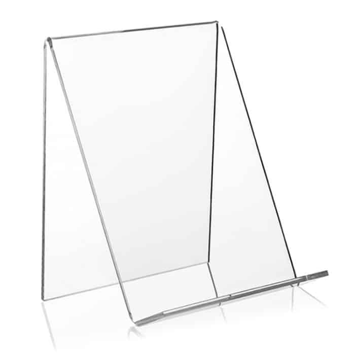 2 PCs Acryl -Anzeigeständer transparenter Buchregal Fotorahmenhalter – Bild 2