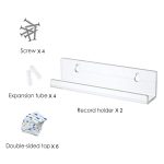 2 PCs Acryl -Rekord -Rack -Rack -Wand -CD -Anzeigeständer – Bild 4