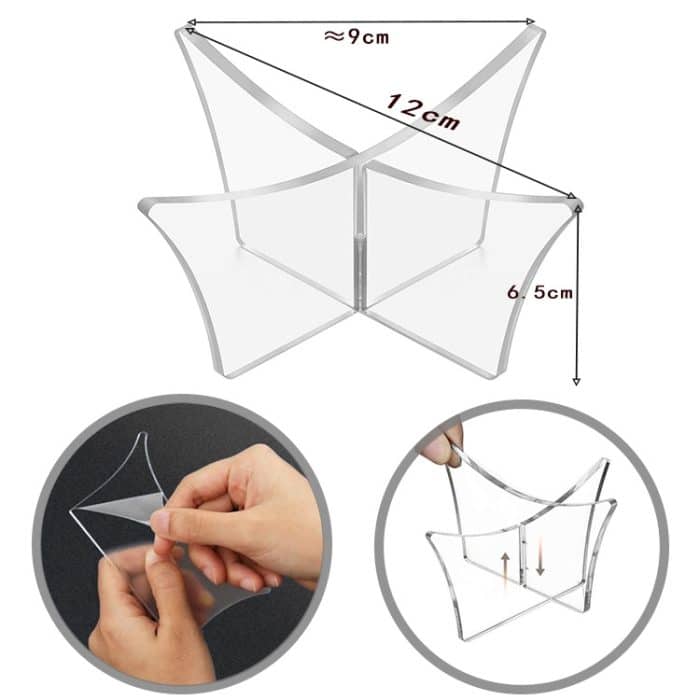 2 Stück Acryl-Kugel-Display-Ständer, transparente Display-Basis, Acrylic Ball D Display Base – Bild 3