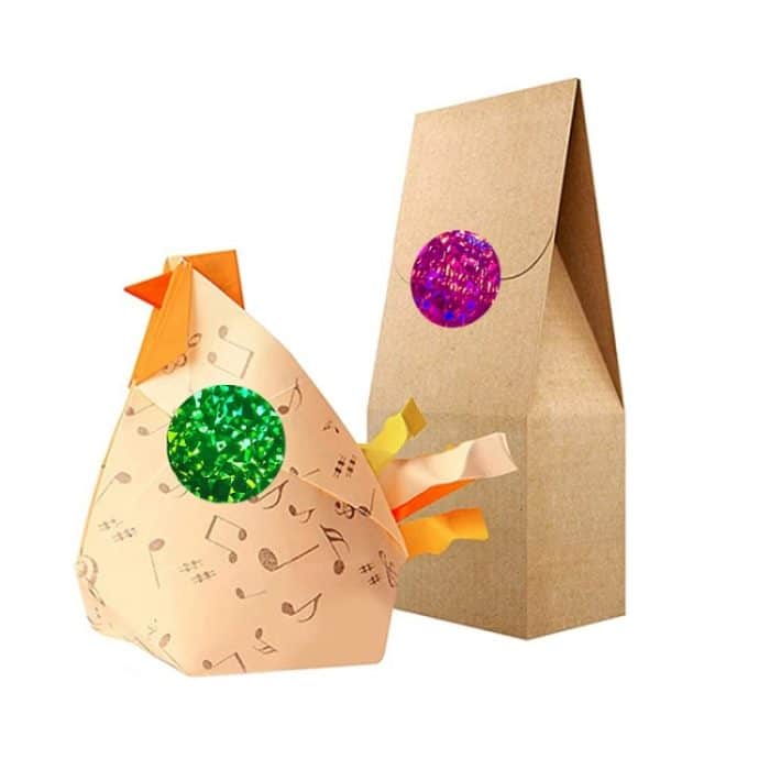 10 Stück Geschenkartikel, dekorative farbige Aufkleber für Umschläge, selbstklebendes Siegel, 25mm – Bild 5