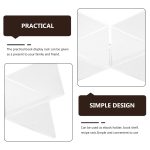 X-förmiges Acryl-Bücherregal, transparenter Buch- und Notenständer, X-shaped Bookshelf – Bild 4