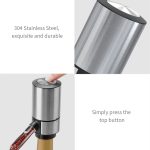 Elektrischer Rotwein-Dekanterspender, Stil:, Black ABS, Red ABS, Stainless Steel, Stainless Steel With Base – Bild 5