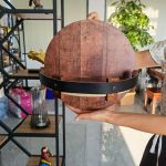 Wand montierte Holzweinanzeigepalette Lagerständer – Bild 4