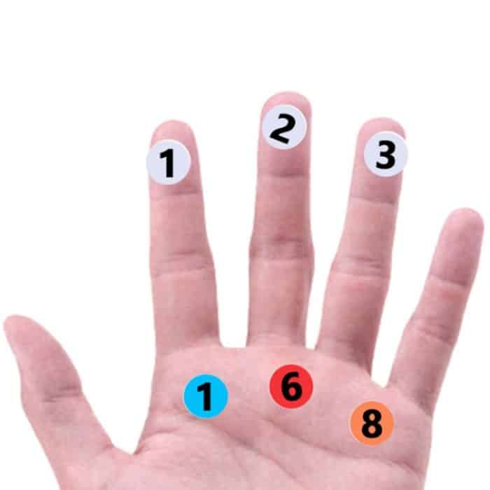 100 Stück Aufkleber für Kleidung, Schuhe, Größe und Nummer, Durchmesser:, 10mm, 13mm, 15mm, 20mm, 25mm – Bild 5