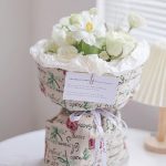 2 Stück wasserdichte Crinkle-Einlage für Blumenverpackungen, White, Cherry Blossom Pink, Lime Green, Cream Beige, Light Blue, Brown, Champagne, Wind Chimes Purple – Bild 5