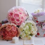 2 Stück wasserdichte Crinkle-Einlage für Blumenverpackungen, White, Cherry Blossom Pink, Lime Green, Cream Beige, Light Blue, Brown, Champagne, Wind Chimes Purple – Bild 7