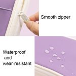 Angoo Macaron Doppelschichtiges einziehbares Federmäppchen mit großem Fassungsvermögen, Pink, Green, Light Blue, Dark Blue, Purple – Bild 6