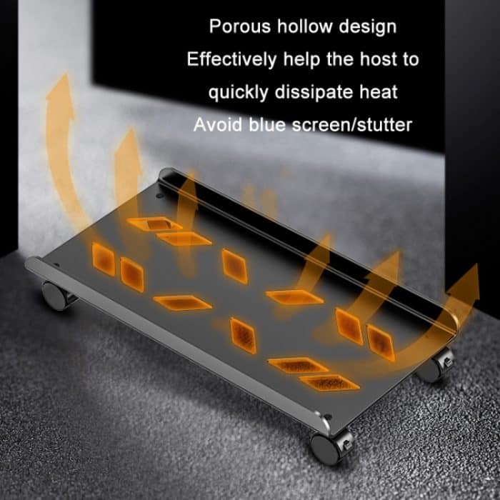 Desktop-Computer-Host, abnehmbare Halterung, erhöhtes Büroregal – Bild 4