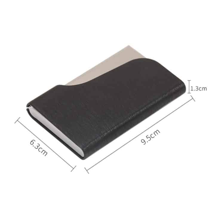 Visitenkarten-Aufbewahrungsbox aus Edelstahl 333 mit großem Fassungsvermögen, Red, Blue, Purple, Black, Grey, Apricot, Brown – Bild 3