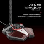 JK Omnidirektionales Aufnahmemikrofon, integrierte Soundkarte, flexibles Gaming-Mikrofon, 3.5mm, USB – Bild 3