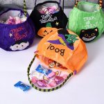 2 Stück Süßigkeitentüten, Kinder-Geschenk-Stoffbeutel für Halloween – Bild 5