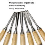 Messer, Schnitzmesser, Holzbearbeitung, Meißel, Wurzelschnitzerei, Holzschnitzwerkzeuge, 12 PCS / Set – Bild 4
