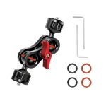 2 STÜCKE SLR Kamera Stabilisator Kaninchenkäfig Monitor Gimbal Halterung Externer Blitz
