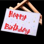 Alles Gute zum Geburtstag Messer Mold DIY Cutbook Album Grußkarten, die Schablone machen – Bild 4