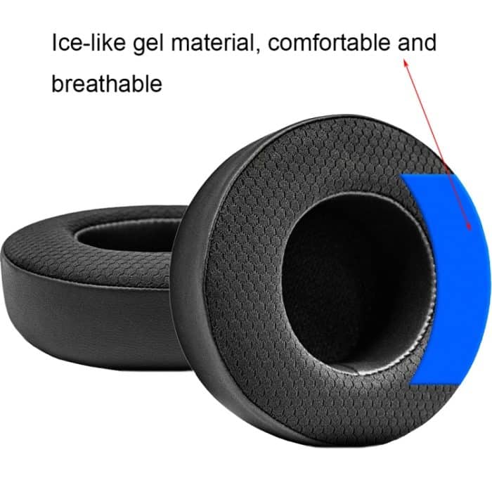 2 Stück Kopfhörer, weich, bequem, Eis-Ohrenschützer für Corsair Virtuoso RGB XT, Spezifikation:, Ice-feeling Cloth, Football Pattern – Bild 3