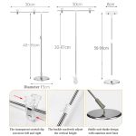 Fotografie Hintergrund Stand Kamera Foto Hintergrund Requisiten, Stil:, T-type 2-section 85cm, T-type Clamp  87cm, T-type Magnetic 80cm, L-type Desktop 85cm, L-type Magnetic 85cm, T-type 4-section  95cm, KT Board – Bild 6