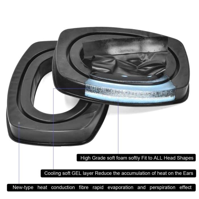 1 Paar Gel-Ohrpolster für Howard Leight by Honeywell Impact Sport Pro Sync Headset – Bild 4