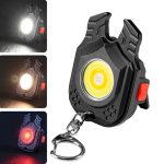 E-SMARTER W5129 Tragbare Mini-Taschenlampe mit starkem Licht, Spezifikation:, With Keychain, With Tape Rope