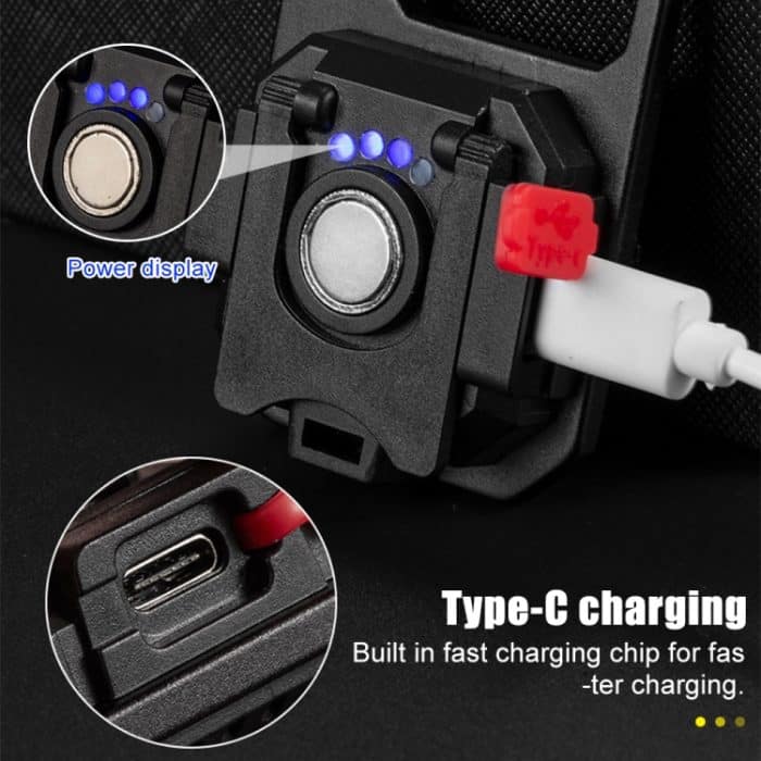 E-SMARTER W5130 Mini-Schlüsselanhänger, starkes Licht, tragbare Taschenlampe, Spezifikation:, Light, With Bracket – Bild 4