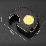 E-SMARTER W5132 Mini-Schlüsselanhänger, starkes Licht, tragbare Taschenlampe, Spezifikation:, Black, Black+Hand Rope – Bild 3