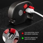 E-SMARTER W5132 Mini-Schlüsselanhänger, starkes Licht, tragbare Taschenlampe, Spezifikation:, Black, Black+Hand Rope – Bild 5