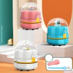 Desktop-Vakuumventilator, Lade-Reinigungsmaschine, Gummischuppen-Tastaturreiniger, Pink, White, Blue – Bild 2