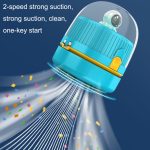 Desktop-Vakuumventilator, Lade-Reinigungsmaschine, Gummischuppen-Tastaturreiniger, Pink, White, Blue – Bild 3