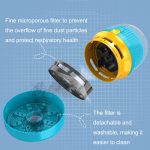 Desktop-Vakuumventilator, Lade-Reinigungsmaschine, Gummischuppen-Tastaturreiniger, Pink, White, Blue – Bild 4