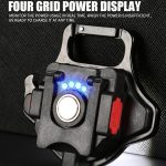 E-SMARTER W5133 Mini-Schlüsselanhänger, starkes Licht, tragbare Taschenlampe, Spezifikation:, Black, Black+Tripod – Bild 5