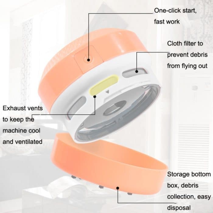 2PCS Desktop Mini Staubsauger Gummi Konfetti Tastatur Reiniger, Pink, Blue – Bild 4