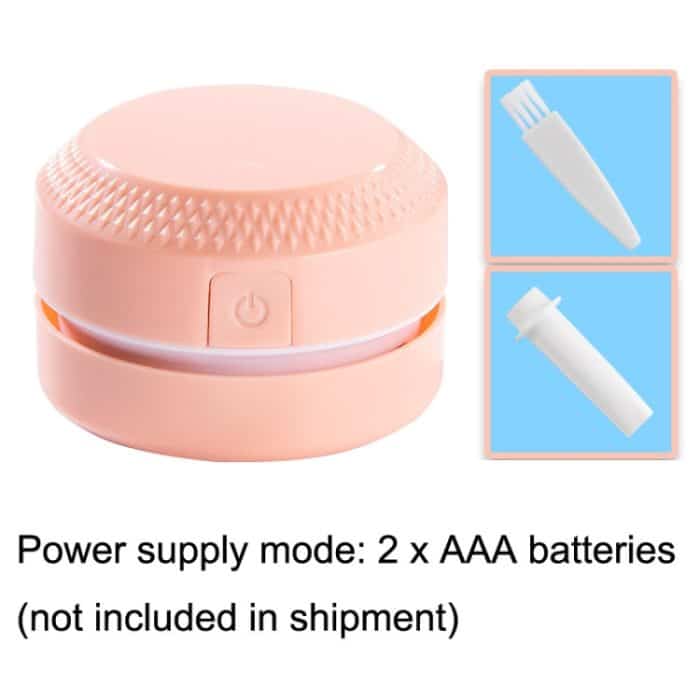 2PCS Desktop Mini Staubsauger Gummi Konfetti Tastatur Reiniger, Pink, Blue – Bild 6