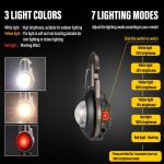 E-SMARTER W5137 Mini Wrench Glare tragbare Taschenlampe, Spezifikation:, Black+Screws, Tarnish+Screws, Black+Screws+Tripod, Tarnish+Screws+Tripod – Bild 3