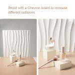 PVC-Material Stereo 3D Shooting Hintergrund Board Foto Requisiten, 50 x 50 cm, D081 Waves White, D094 European -style White, D095 Square Brick White, D105 Ripple White, D133 Cook White, D137 Simple White – Bild 5