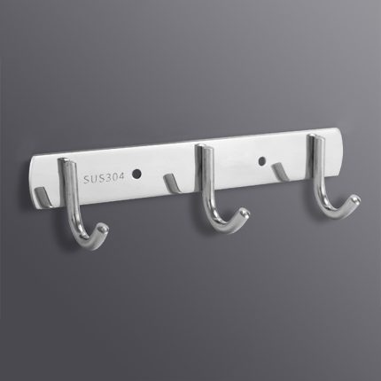 Garderobenhaken aus Edelstahl 304 ohne Stanzen für die hintere Tür, 3 Hooks, 4 Hooks, 5 Hooks, 6 Hooks, 7 Hooks, 8 Hooks, 201 Butterfly Hook