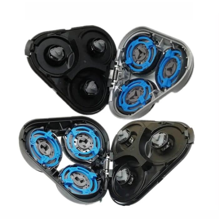 Rasierer-Ersatzscherkopf für Philips Series 5000 S5078 S5079, Shaver Head Silver+Black, Shaver Head Black – Bild 2