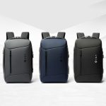 SKV B20430 Männer Große Kapazität Pendeln Computer Tasche Business Casual Rucksack, SKV B20430 Blue, SKV B20430 Black, SKV B20430 Grey – Bild 2