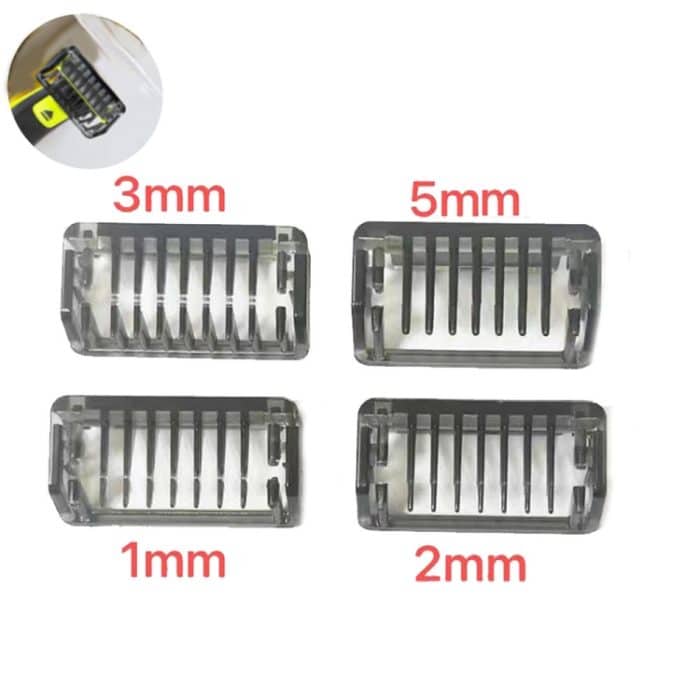 Rasierer-Positionierungskamm für Philips Norelco Oneblade Qp2520 Qp2530 Qp2620 Qp2630, 1mm, 2mm, 3mm, 5mm – Bild 2