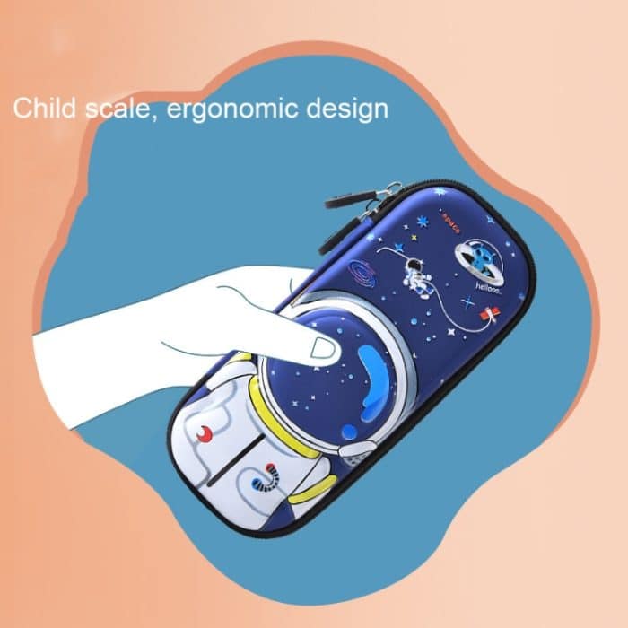 Uime EVA 3D Federmäppchen mit mehreren Fächern, Schreibwarenbox für Kinder, Schulbedarf, Astronaut, Rocket, Purple Pony, Rabbit, Elf Unicorn, Green Dinosaur, Red Dinosaur, Rainbow Unicorn, Big Head Unicorn, Kitten, Little Fox, Mermaid, Blue Whale... – Bild 5