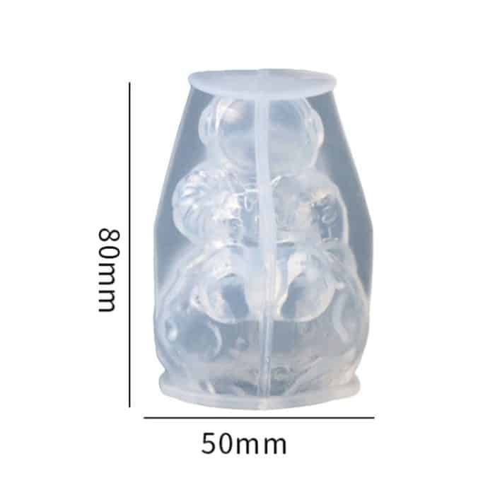 D2120 DIY Tropfenform Lunar Astronaut Glühbirne Ornament Silikonform Büro Epoxid Ornament, D2120 – Bild 3