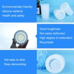 D720 Tropfen Kunststoffform Vase Silikonform, D720 01, D720 02, D720 03 – Bild 4