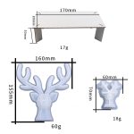 D617 DIY Tropfenform Hirschgeweih Ornament Silikonform, D617 – Bild 3