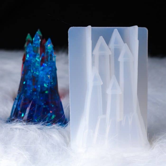 TBD06026697.jpg D581 DIY Crystal Drops 3D Castle Silikonform – Bild 1