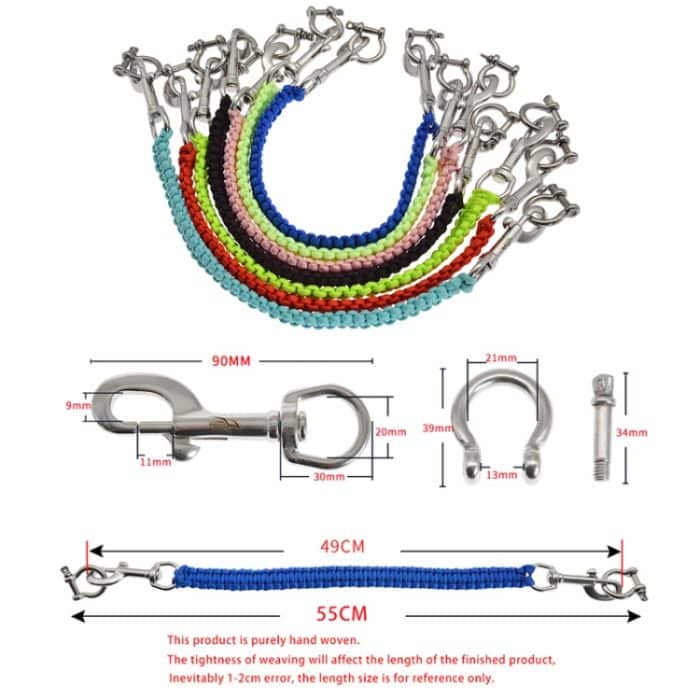 KEEP DIVING RP-D01 Tauchkamera-Tablett, Griff, Seil, Trageband, Royal Blue, Red, Green, Pink, Black, Yellow, Orange – Bild 4