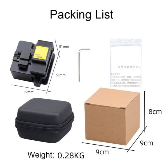 HB-08 Fiber Cleaver Kaltspleiß-Heißschmelzwerkzeug – Bild 6