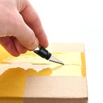 Schlüsselanhänger-Anhänger, kleines Messer, tragbares Kunst-Schneidemesser, Bronze, Aluminum Alloy Black, Aluminum Alloy Red – Bild 5