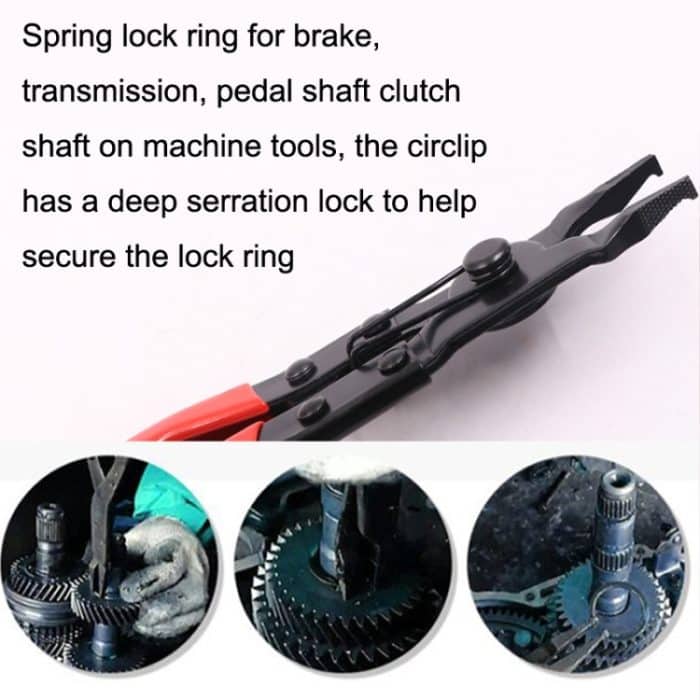 Verstärkte flache Sicherungsringzange. Flachmaul-Sicherungsringzange, Snap Ring Pliers – Bild 5