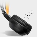 2 Stück Slow Rebound Schwamm-Kopfhörer-Abdeckungskissen für DAREU EH712/EH715, Black Red Net, Black Orange Net – Bild 4