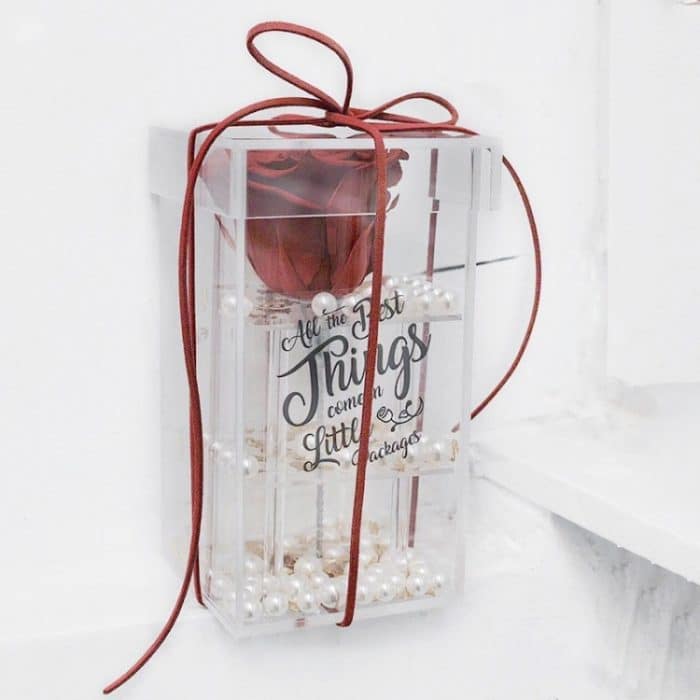 Quadratische transparente Acryl-Geschenkbox, Blumenbox, 1 Hole, 4 Holes, 9 Holes, 16 Holes, 25 Holes, 36 Holes – Bild 3