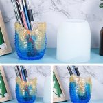 D768 Epoxidform Eule Stifthalter Silikonform – Bild 5